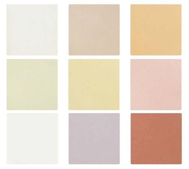 色漆喰のカラーバリエーション例