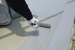 トップコート塗布の様子