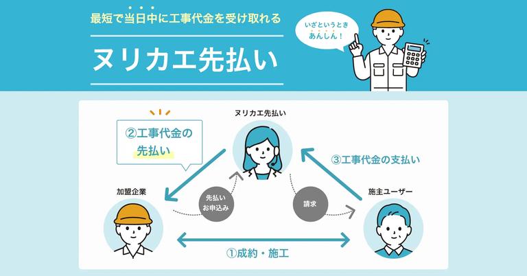 先払いサービスの概要画像