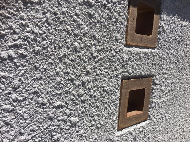 スタッコ仕上げ