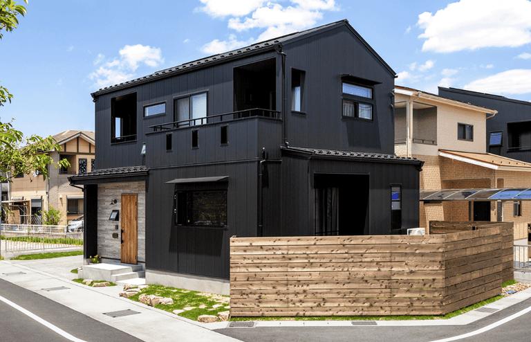 金属サイディングの施工例①